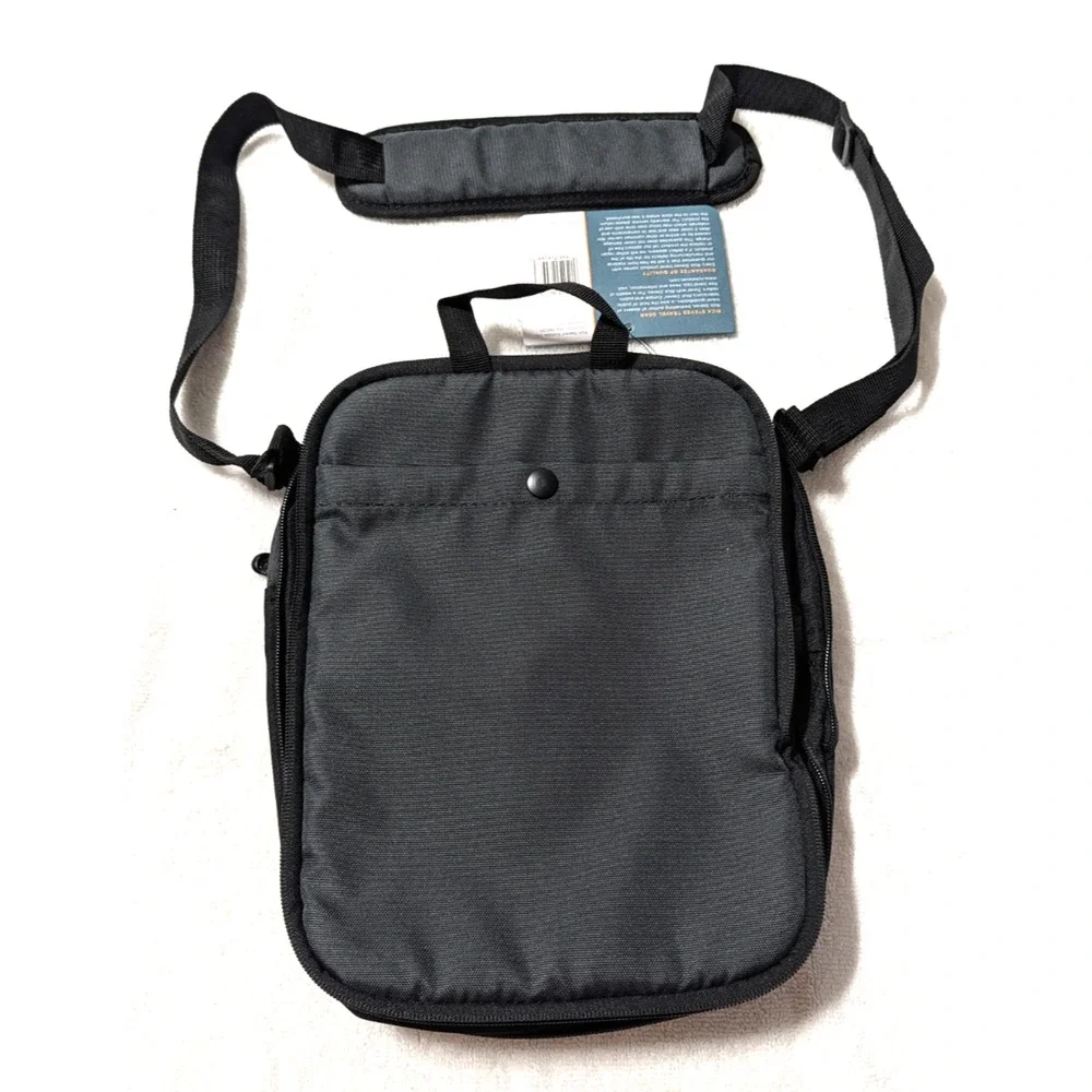 Rick Steves Europe Travel Gear Veloce Guide Bag For iPad Crossbody green black